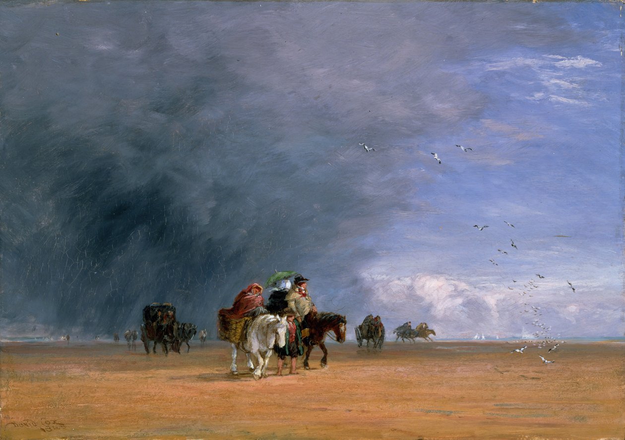 Przeprawa przez Piaski, 1848. autorstwa David Cox the elder