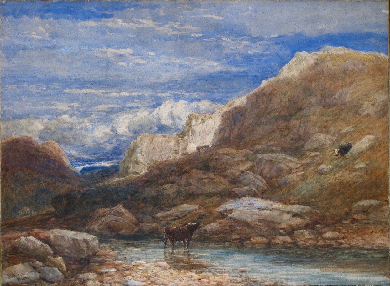 Wyzwanie, 1853 autorstwa David Cox the elder