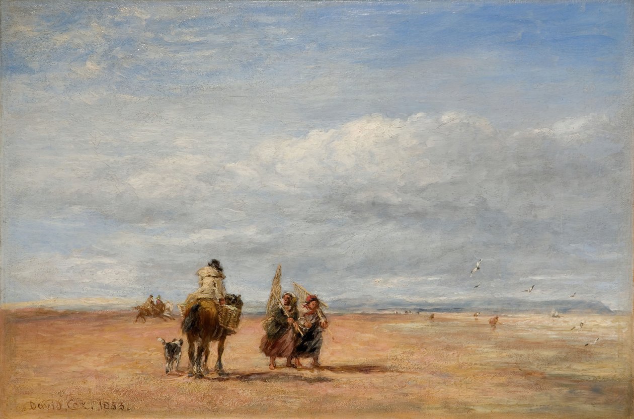 Krewetki, 1853. autorstwa David Cox the elder
