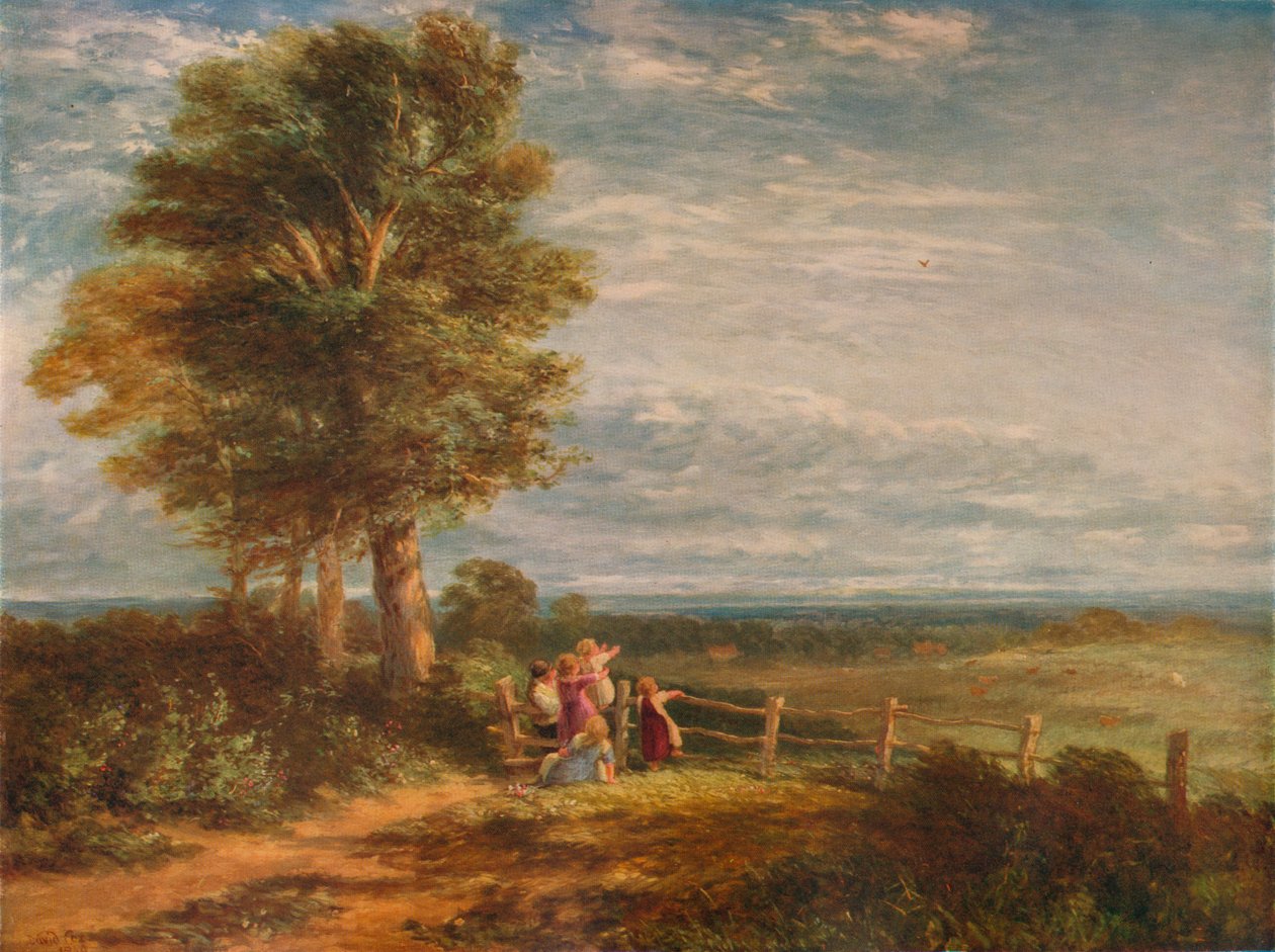 Skowronek, 1849 autorstwa David Cox the elder