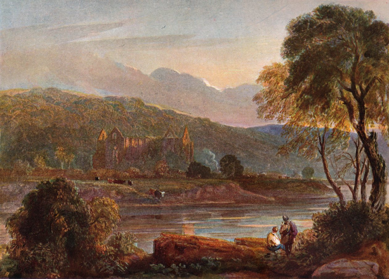 „Opactwo Tintern”, ok. 1840 r. autorstwa David Cox the elder