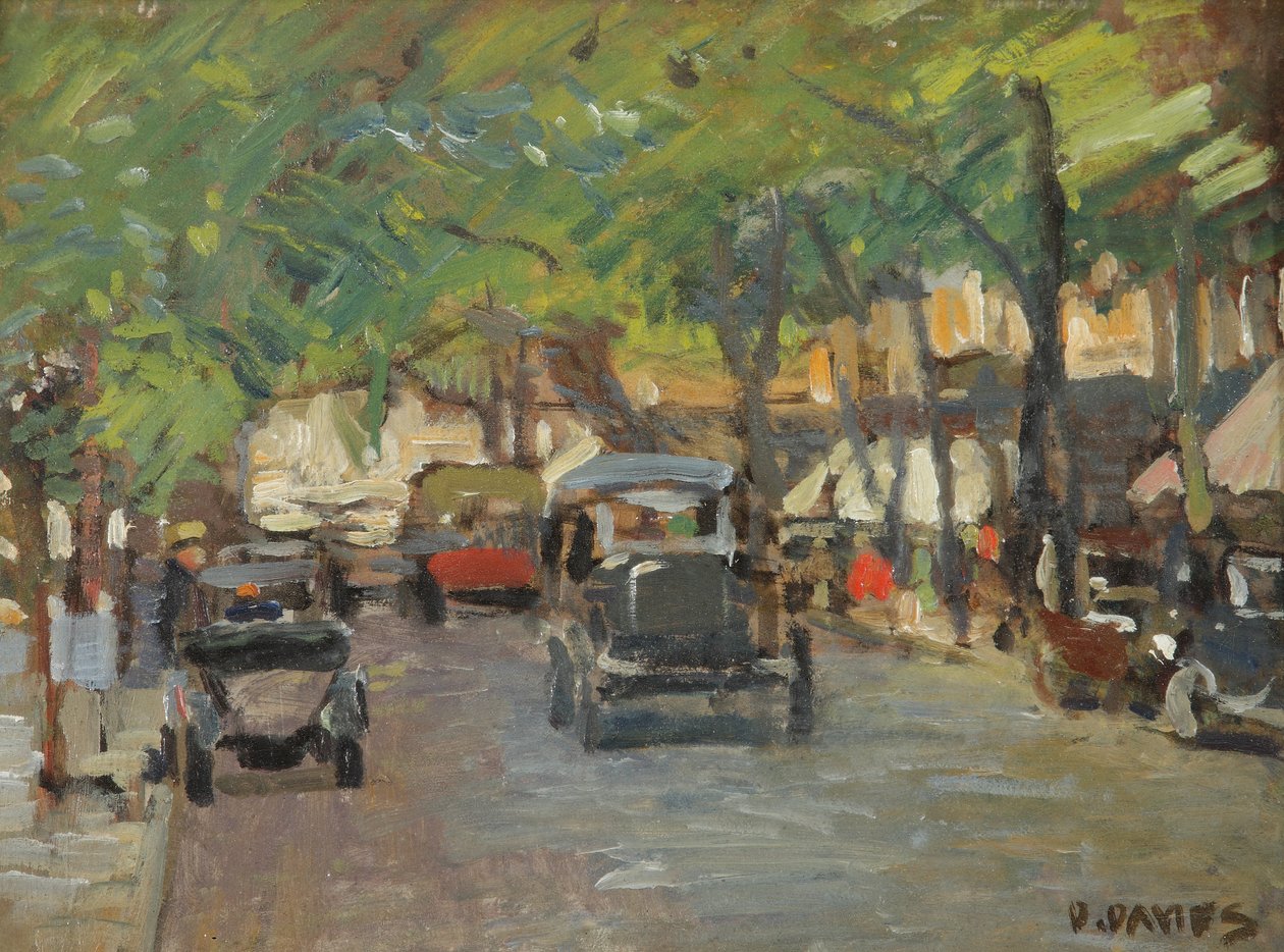 Promenada w Cheltenham autorstwa David Davies