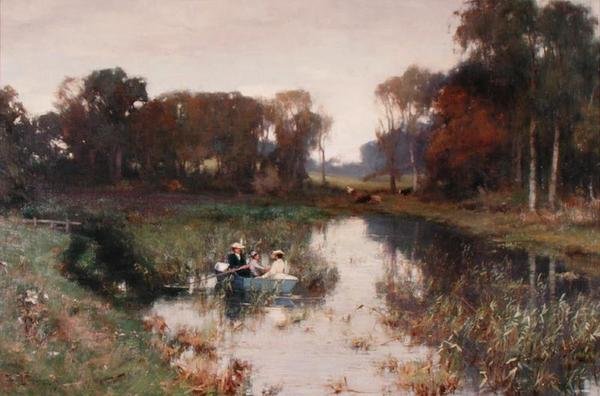 Impreza wioślarska, 1894 autorstwa David Farquharson