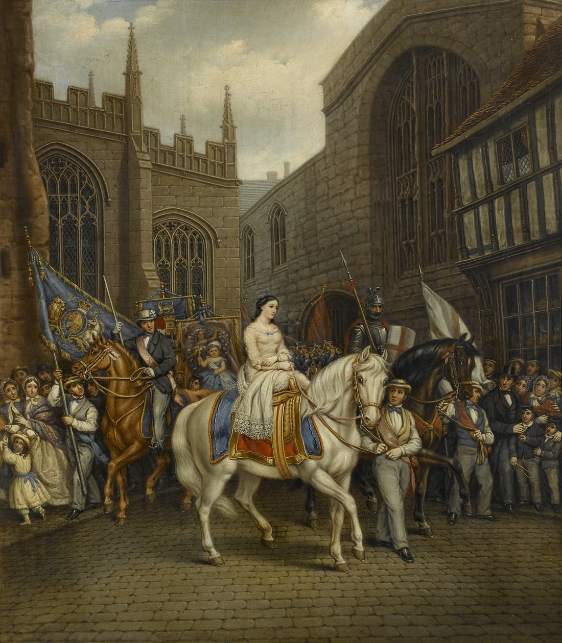 Procesja Lady Godiva, Coventry, 1867 autorstwa David Gee