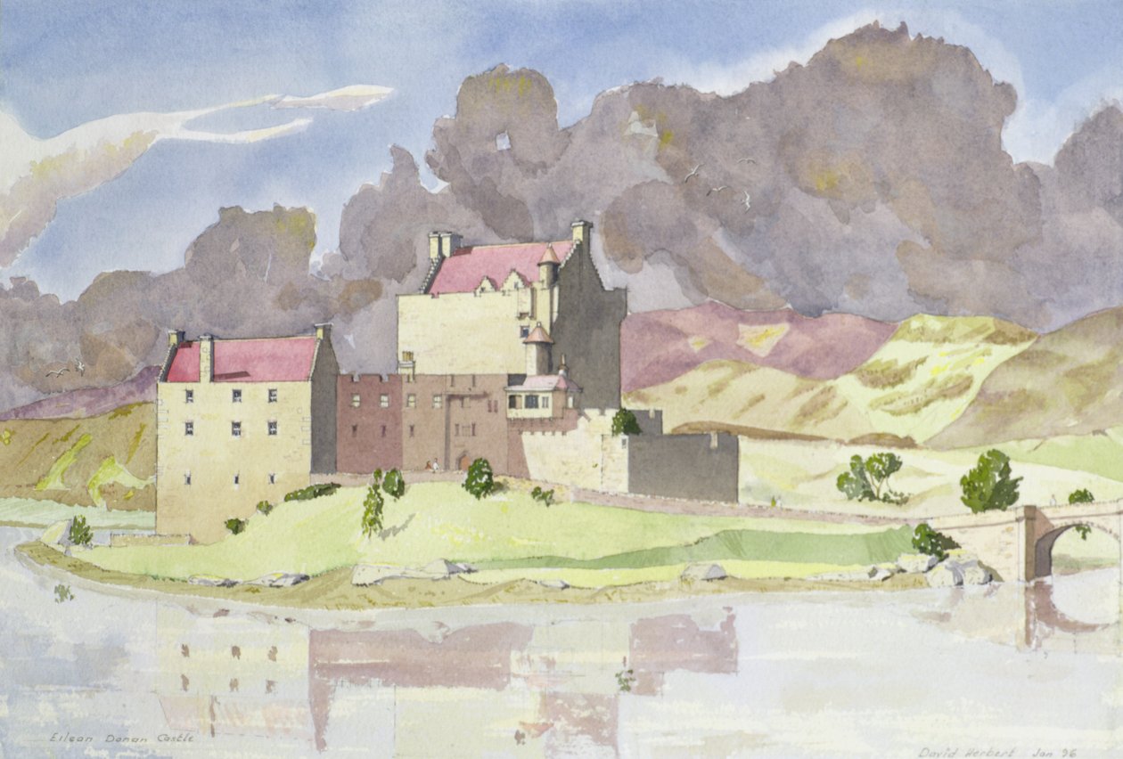 Eilean Donan, 1996 (wc) autorstwa David Herbert