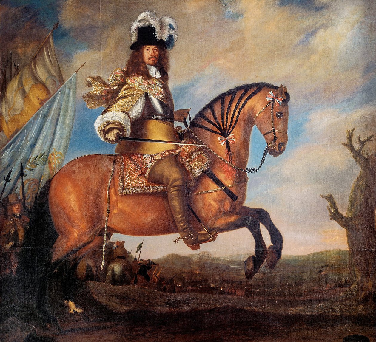 Carl Gustaf Wrangel (1613 - 76) autorstwa David Klöcker Ehrenstrahl
