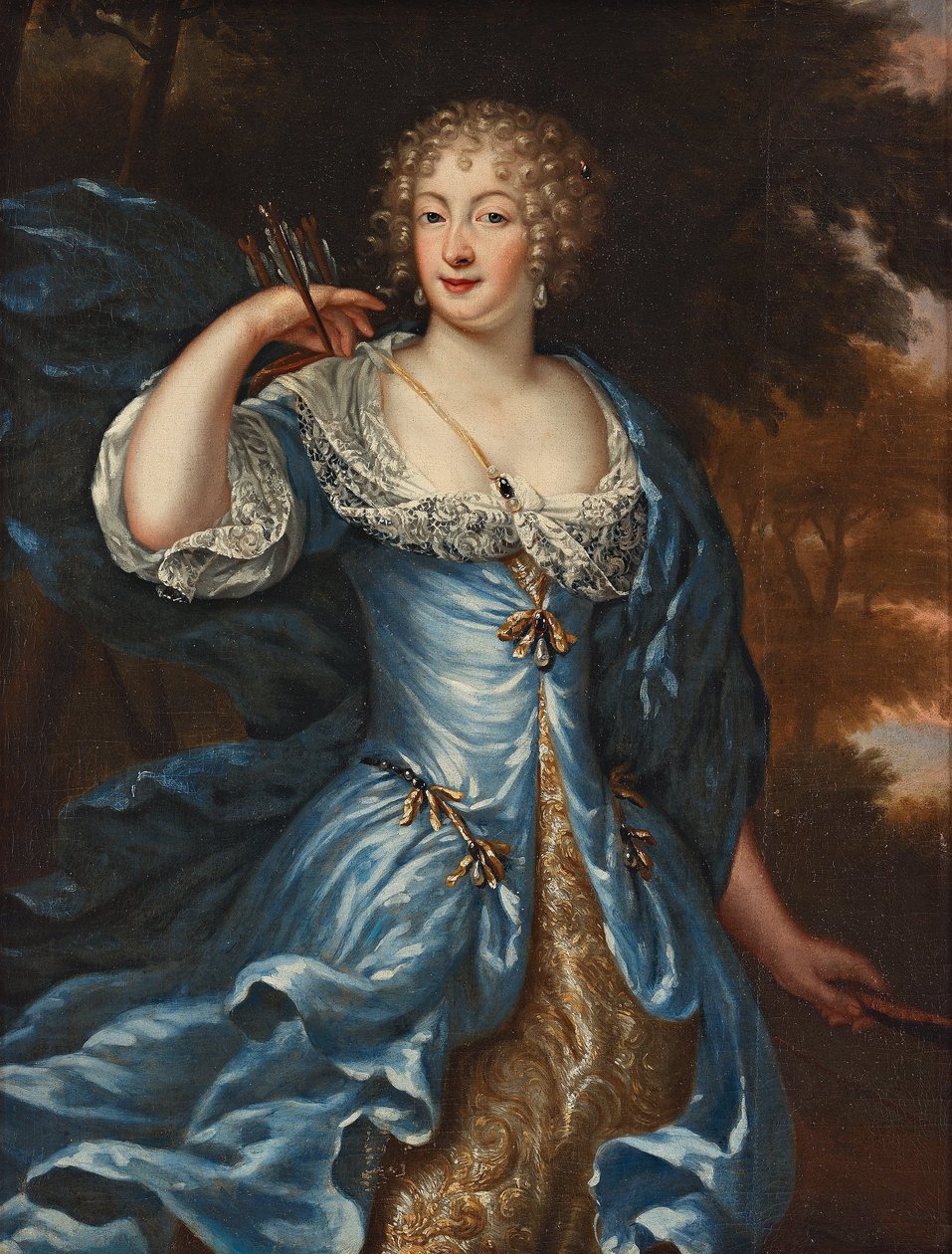 "Elsa Elisabeth Brahe" (1632-1689) autorstwa David Klöcker Ehrenstrahl