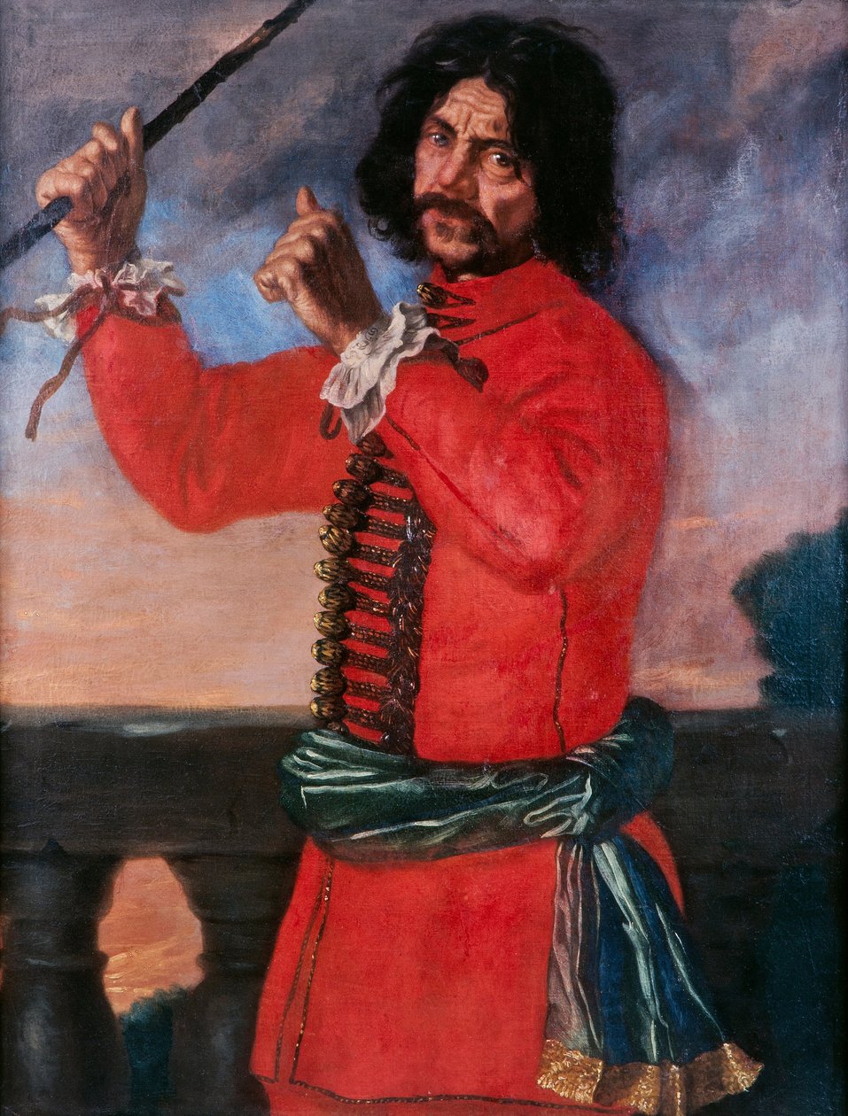 Hindrik Hasenberger, nadworny błazen, 1651 autorstwa David Klöcker Ehrenstrahl