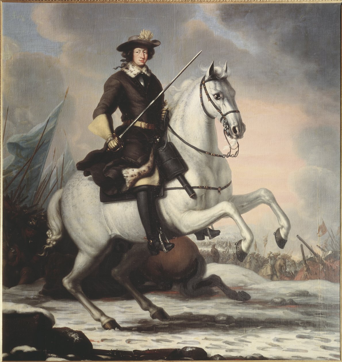 Król Karol XI, 1676 autorstwa David Klöcker Ehrenstrahl