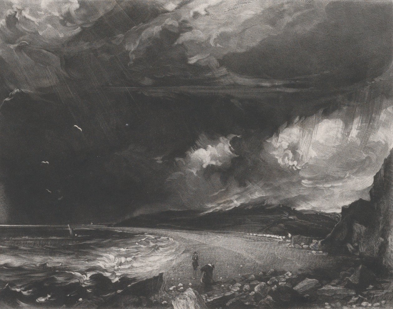 Zatoka Weymouth, 1830. autorstwa David Lucas