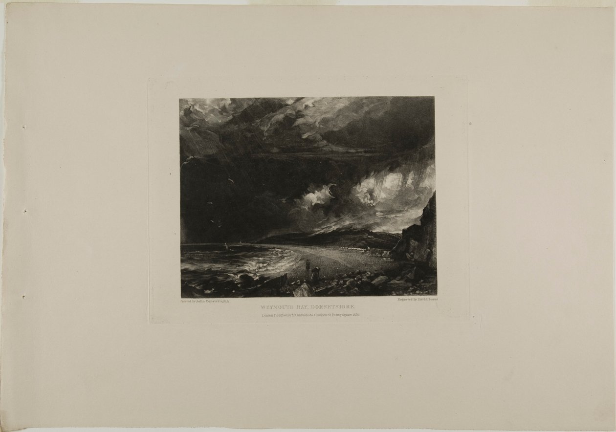Zatoka Weymouth, Dorsetshire autorstwa David Lucas