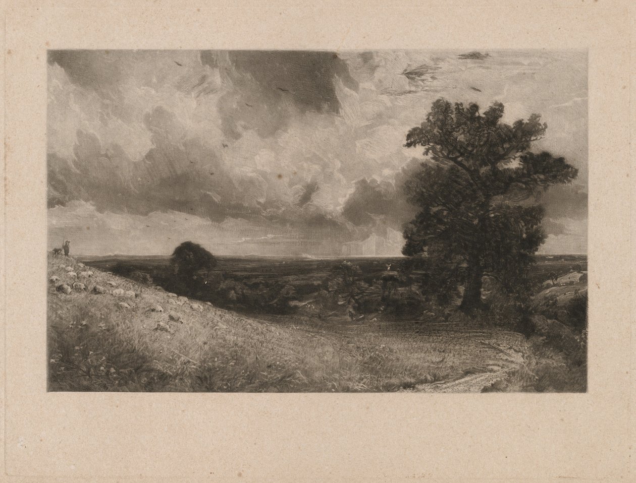 Południe autorstwa David Lucas after John Constable