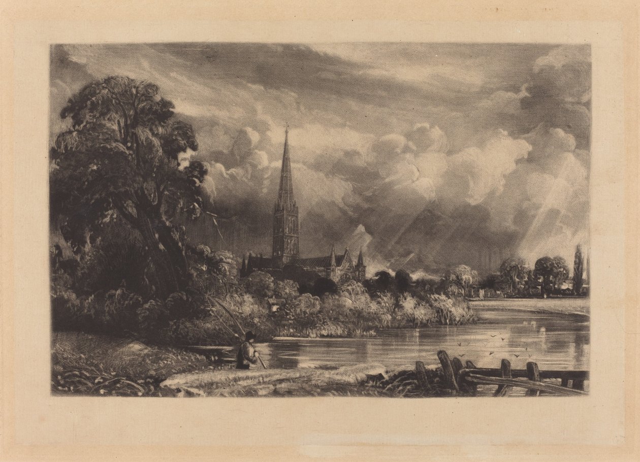Katedra w Salisbury autorstwa David Lucas after John Constable