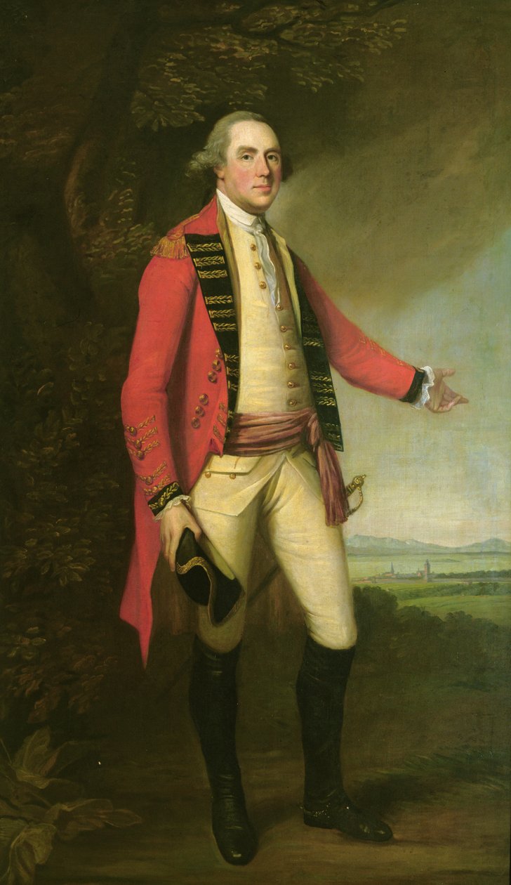 Generał Hon. Thomas Gage, ok. 1775 r autorstwa David Martin