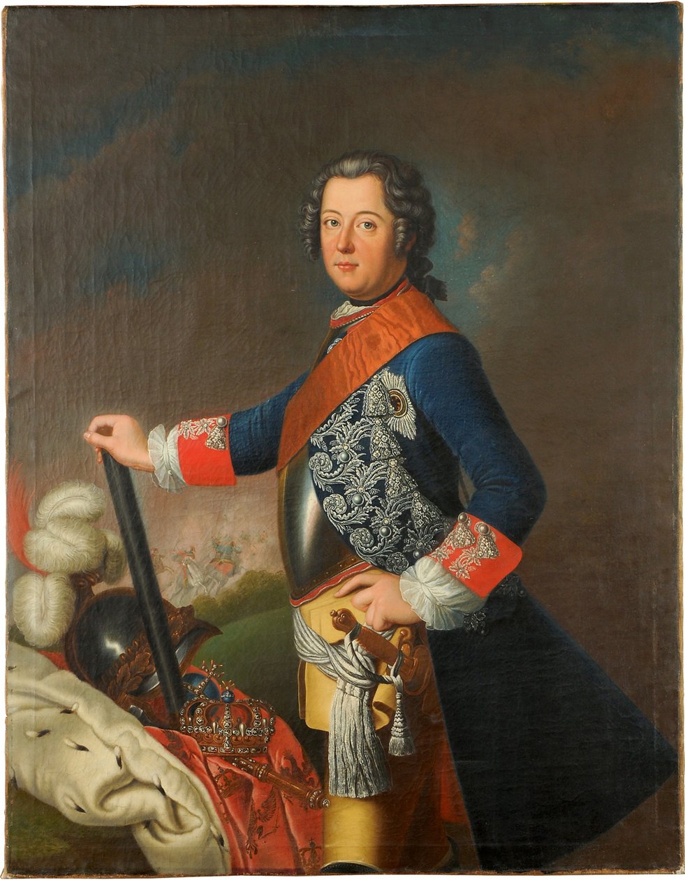 Fryderyk II Pruski, 1743 autorstwa David Matthieu