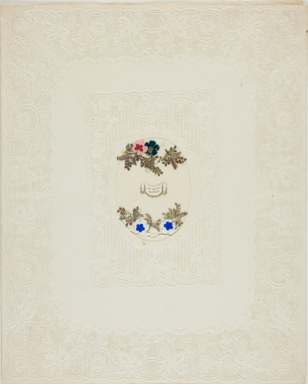 Wilt Thou Be My Bride (walentynka) autorstwa David Mossman