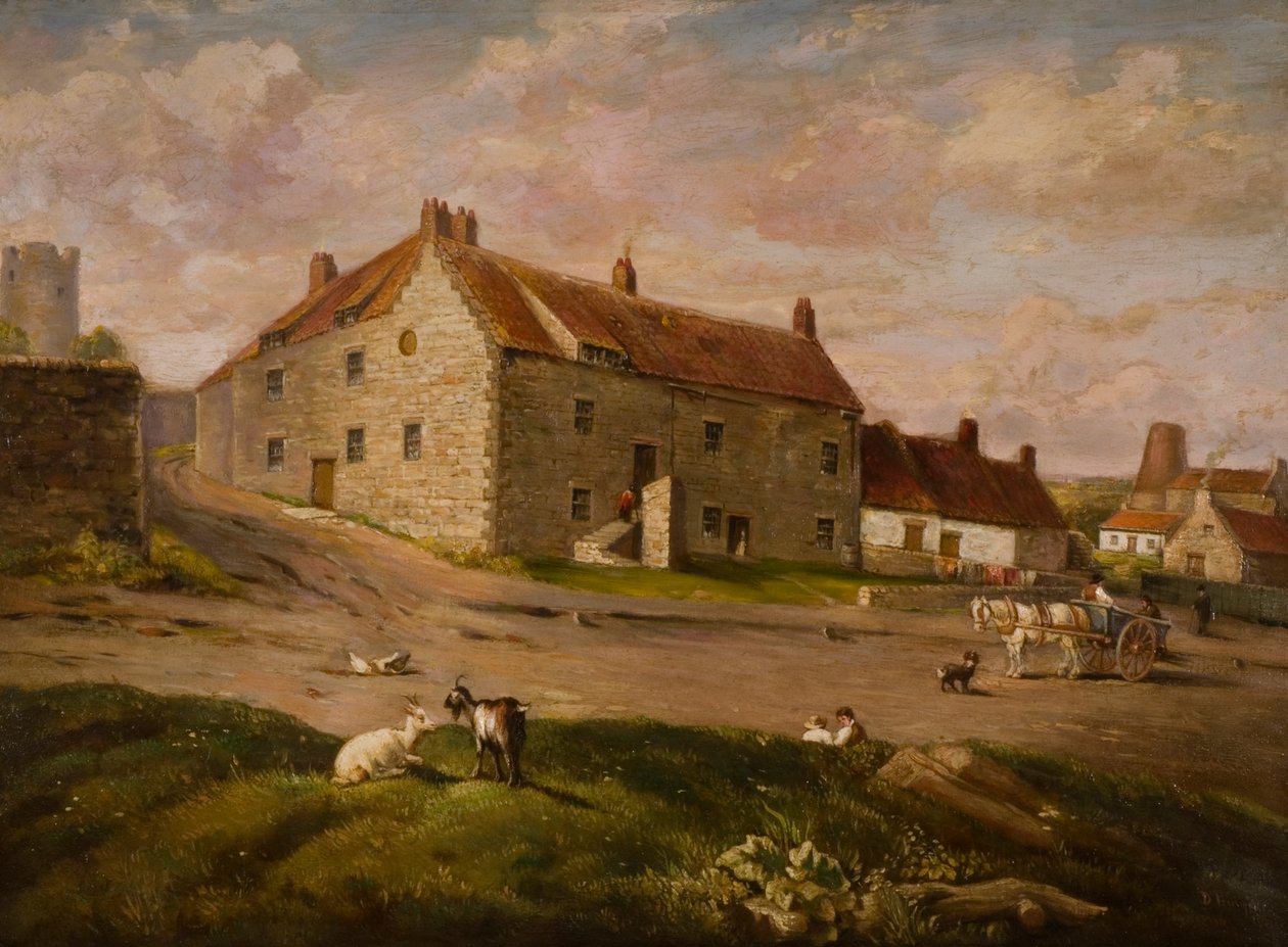 Stare domy Carr Hill, 1900 autorstwa David Pringle