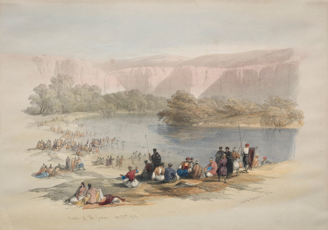 Banki Jordanii autorstwa David Roberts