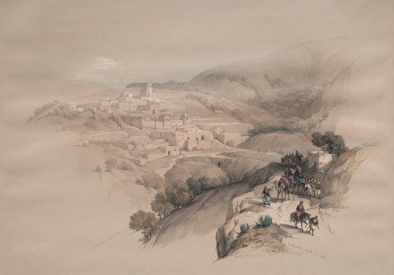 Betanii, 1839. autorstwa David Roberts