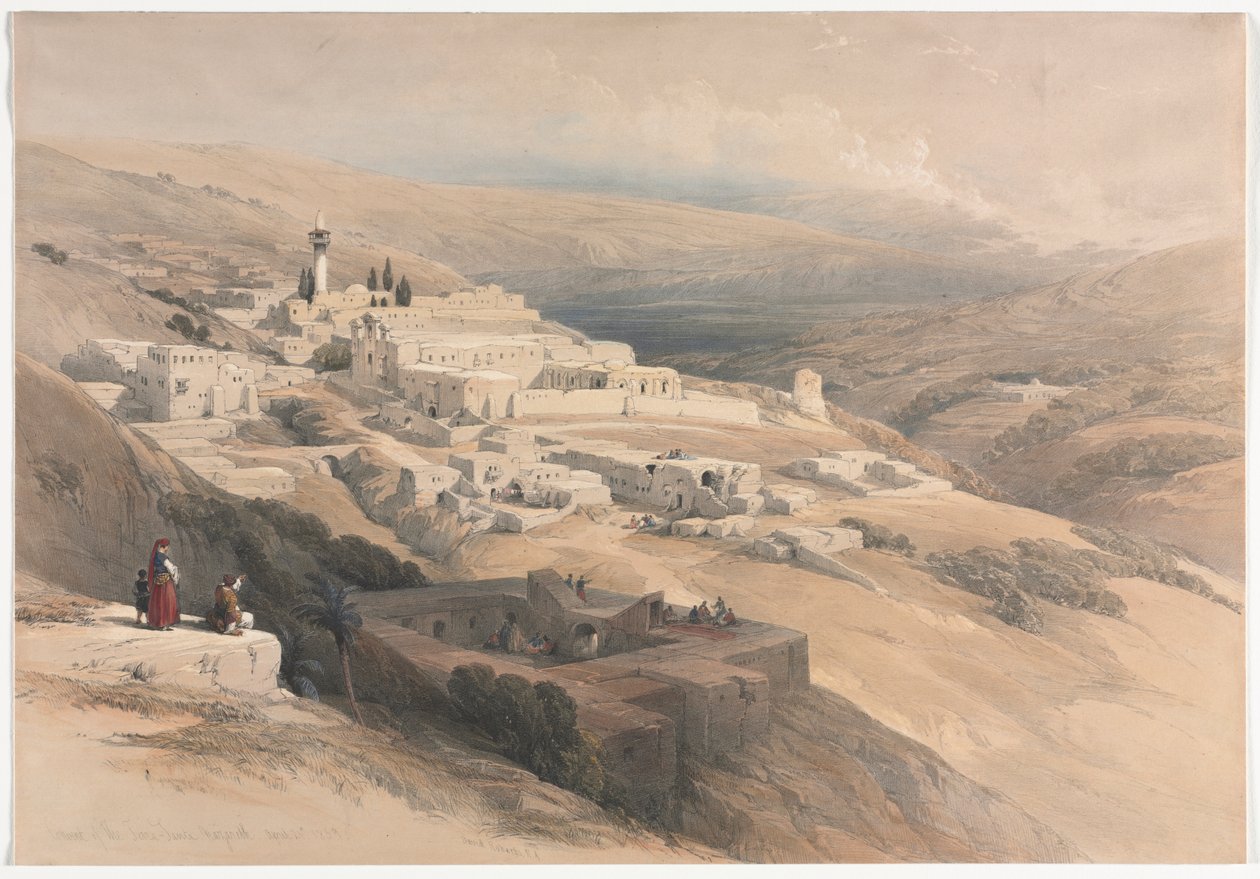 Klasztor Terra-Santa, Nazaret autorstwa David Roberts
