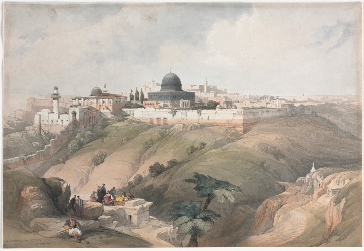 Jerozolima, 1839. autorstwa David Roberts