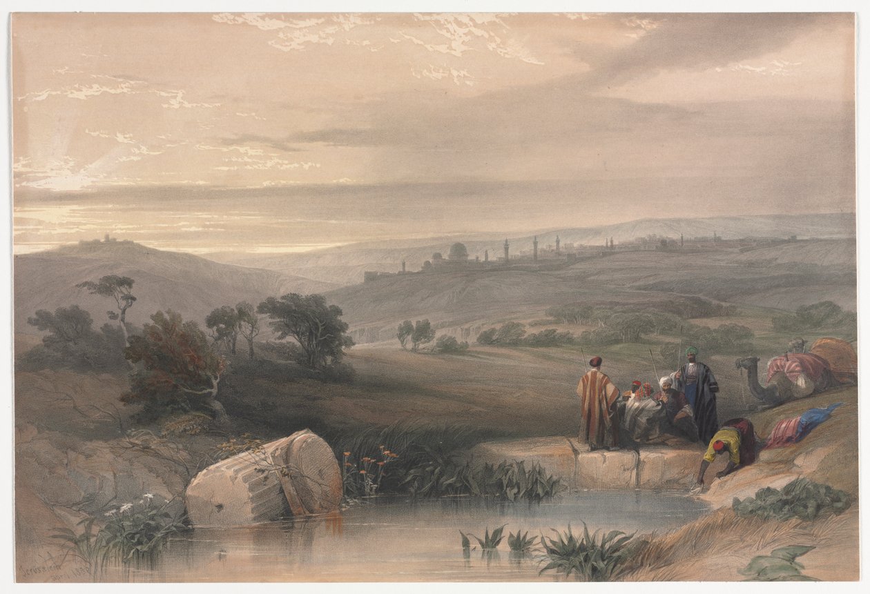 Jerozolima od północy, 1839. autorstwa David Roberts