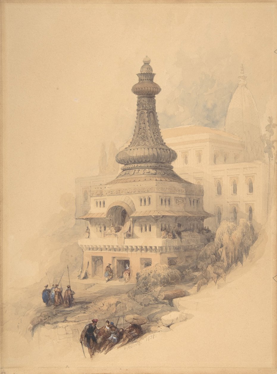 Scena orientalna, 1838. autorstwa David Roberts
