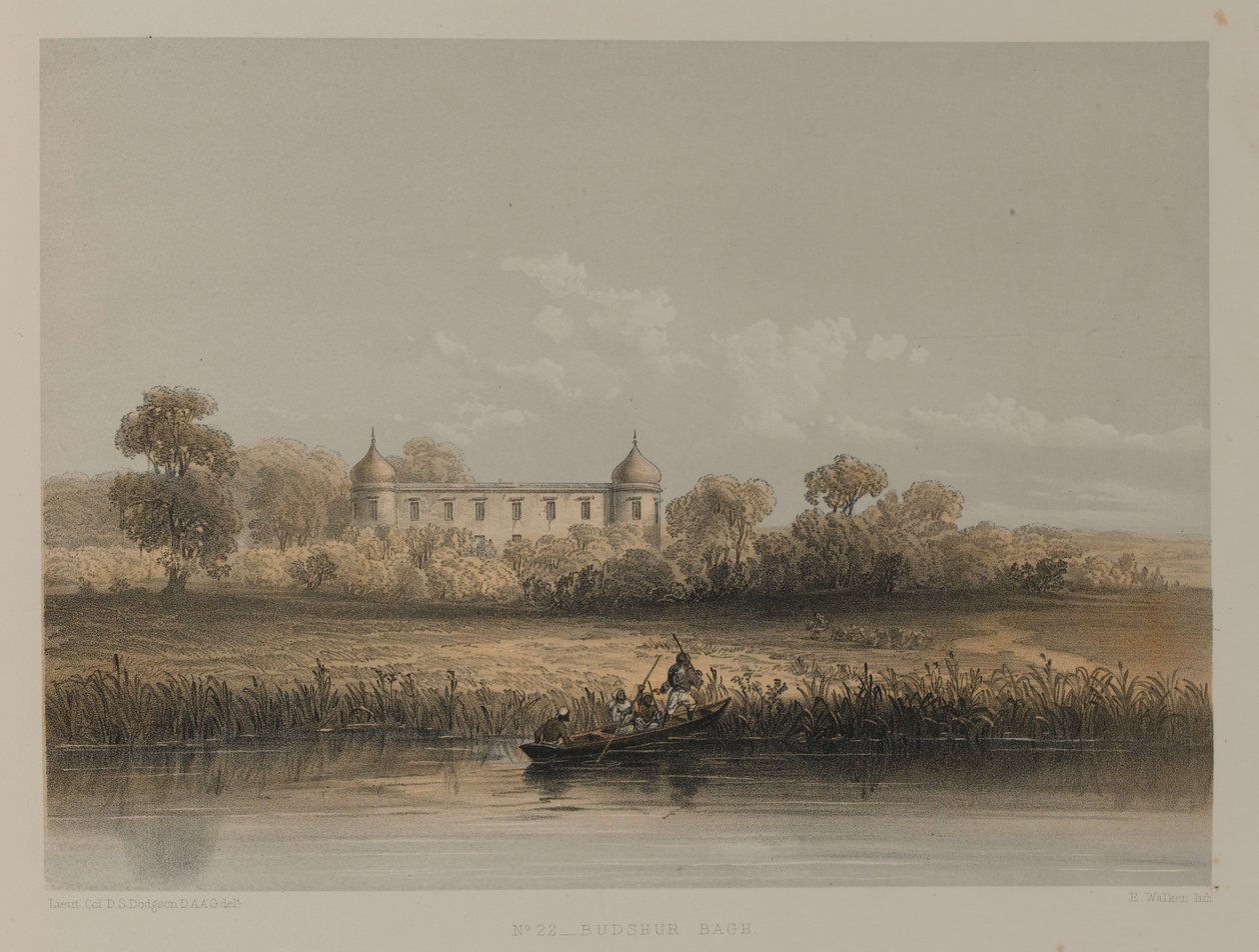 Budshur Bagh, Lucknow autorstwa David Scott Lieutenant Colonel (after) Dodgson