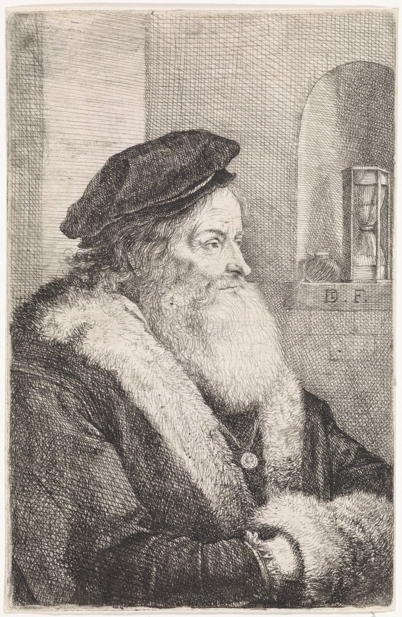 Stary człowiek z brodą autorstwa David Teniers (II)