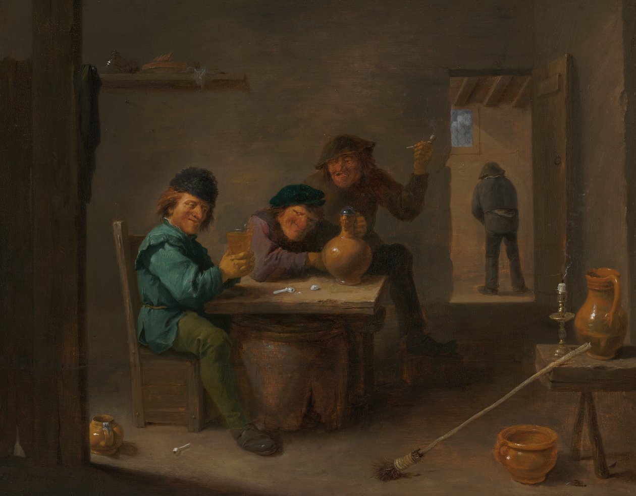 Chłopi w karczmie, ok. godz. 1633. autorstwa David Teniers II