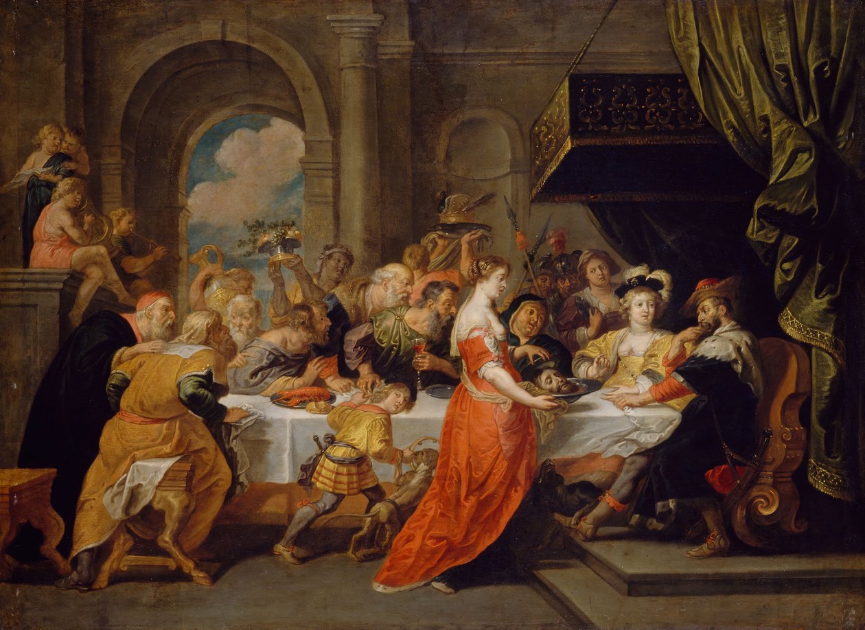 Święto Heroda, 1640-1690. autorstwa David Teniers II