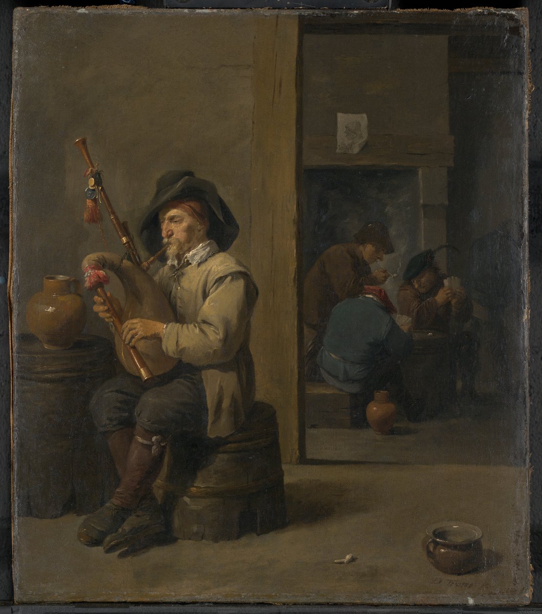 Dudziarz w karczmie autorstwa David Teniers the Younger