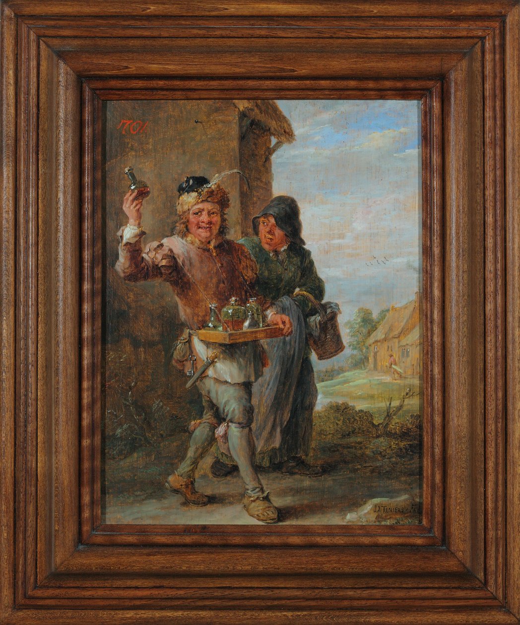 Lekarz wiejski, ok.1670 autorstwa David Teniers the Younger