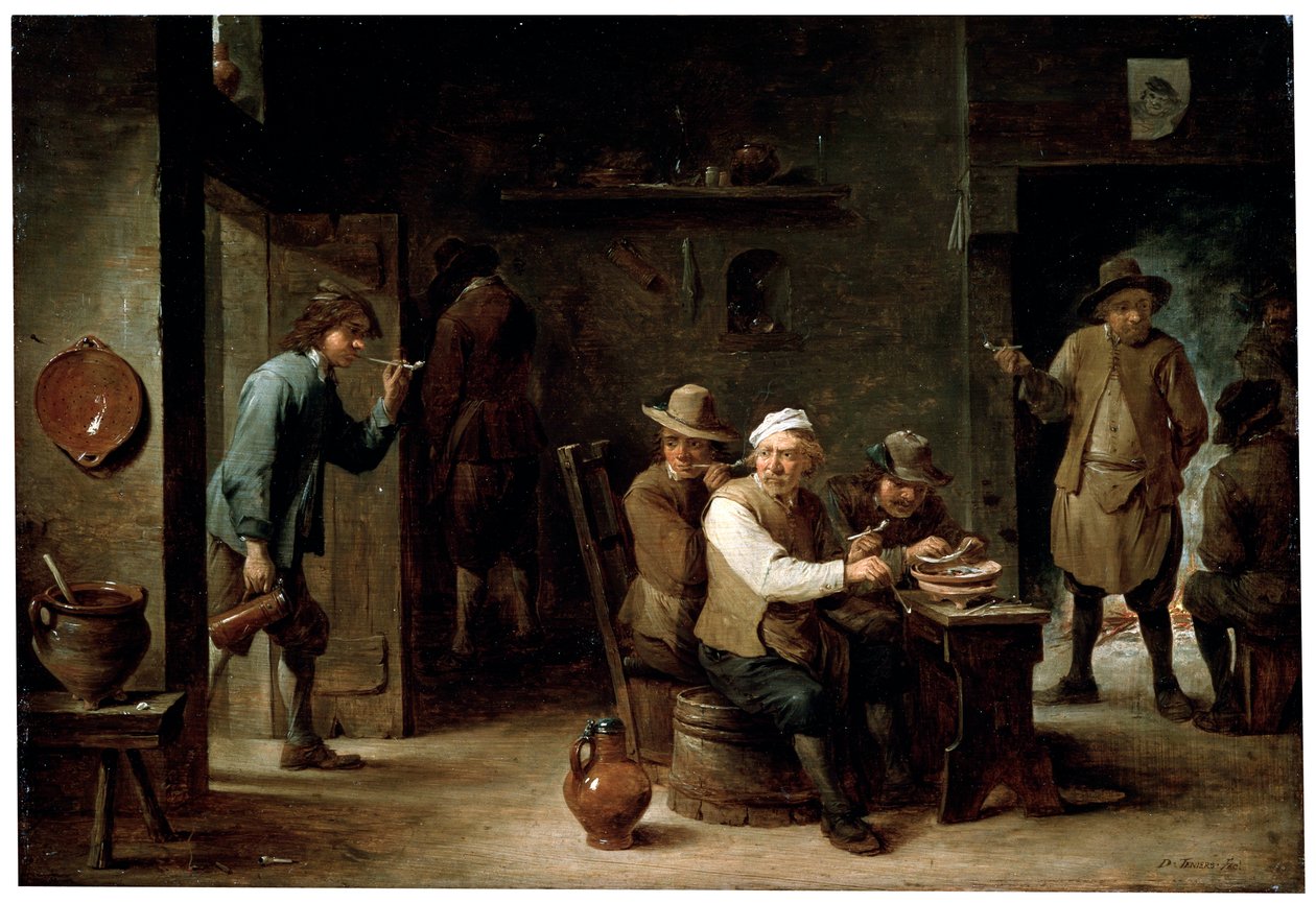 W karczmie, lata 40. XVII w. autorstwa David Teniers the Younger