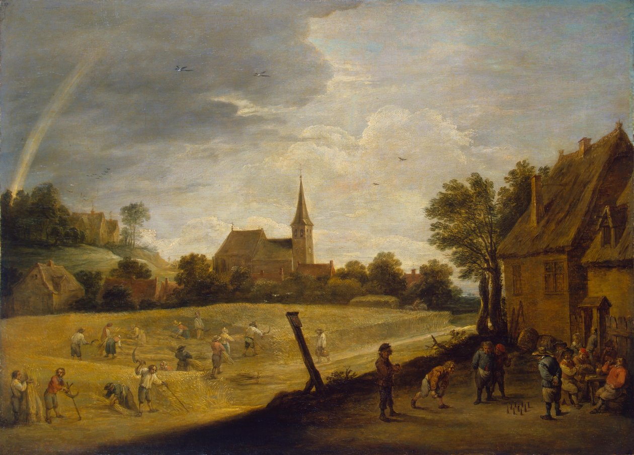 Żniwa autorstwa David Teniers the Younger