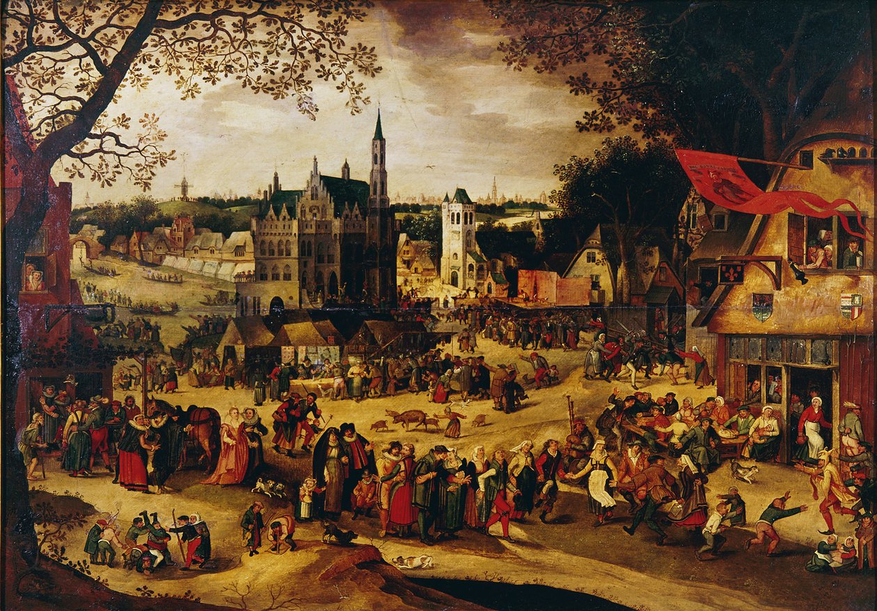 Targi, ok. 1600-1605 autorstwa David Vinckboons