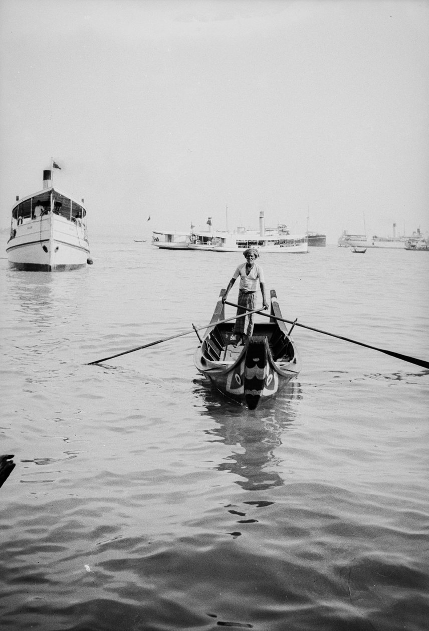 Czaszkowanie sampana w Penang autorstwa David Watkin Waters