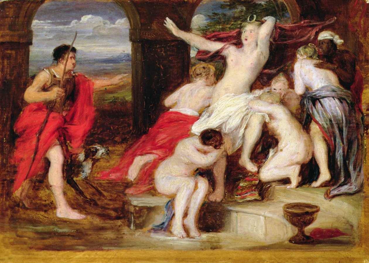 Diana i Akteon autorstwa David Wilkie