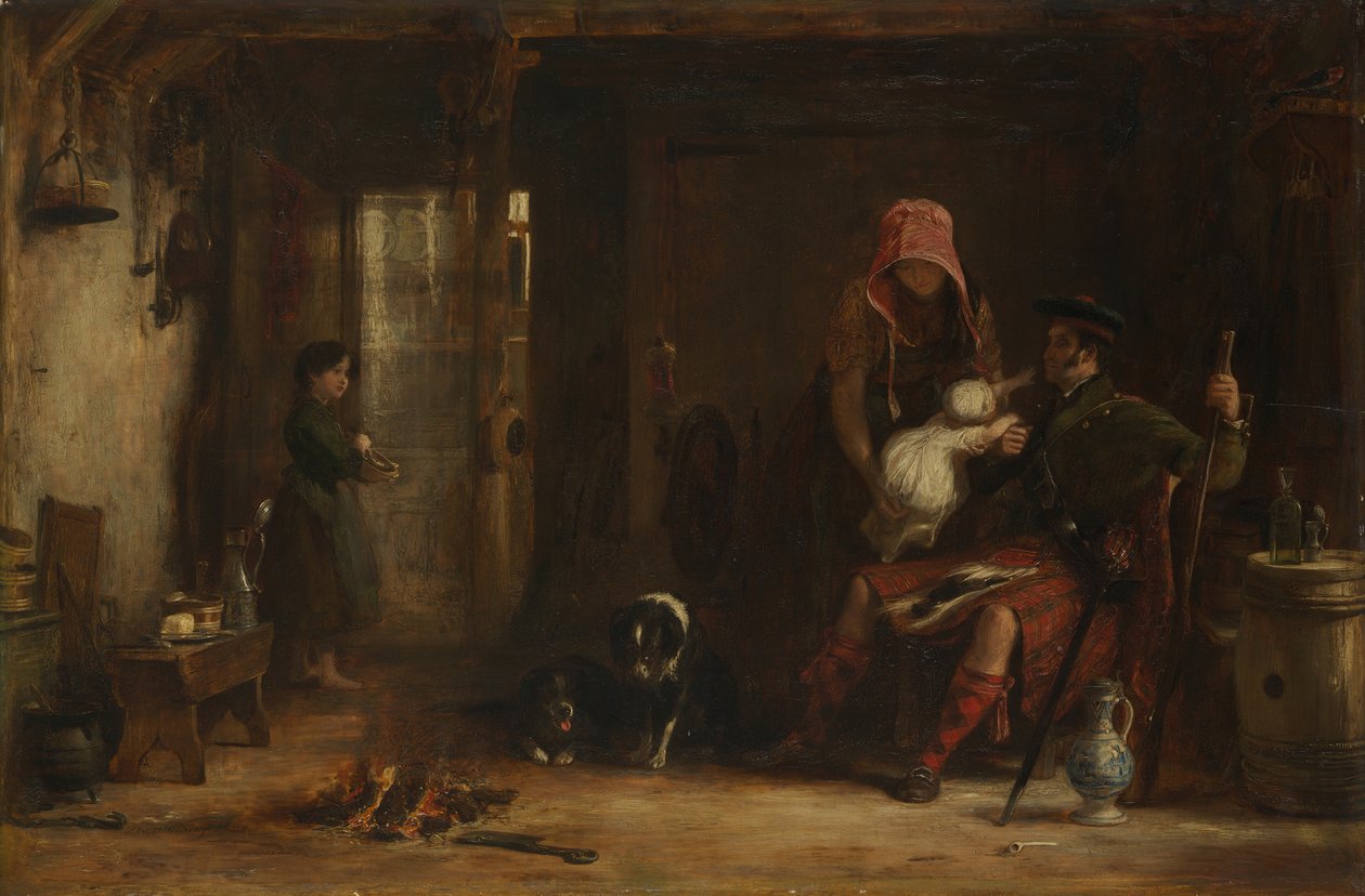 Rodzina Highland, 1824. autorstwa David Wilkie