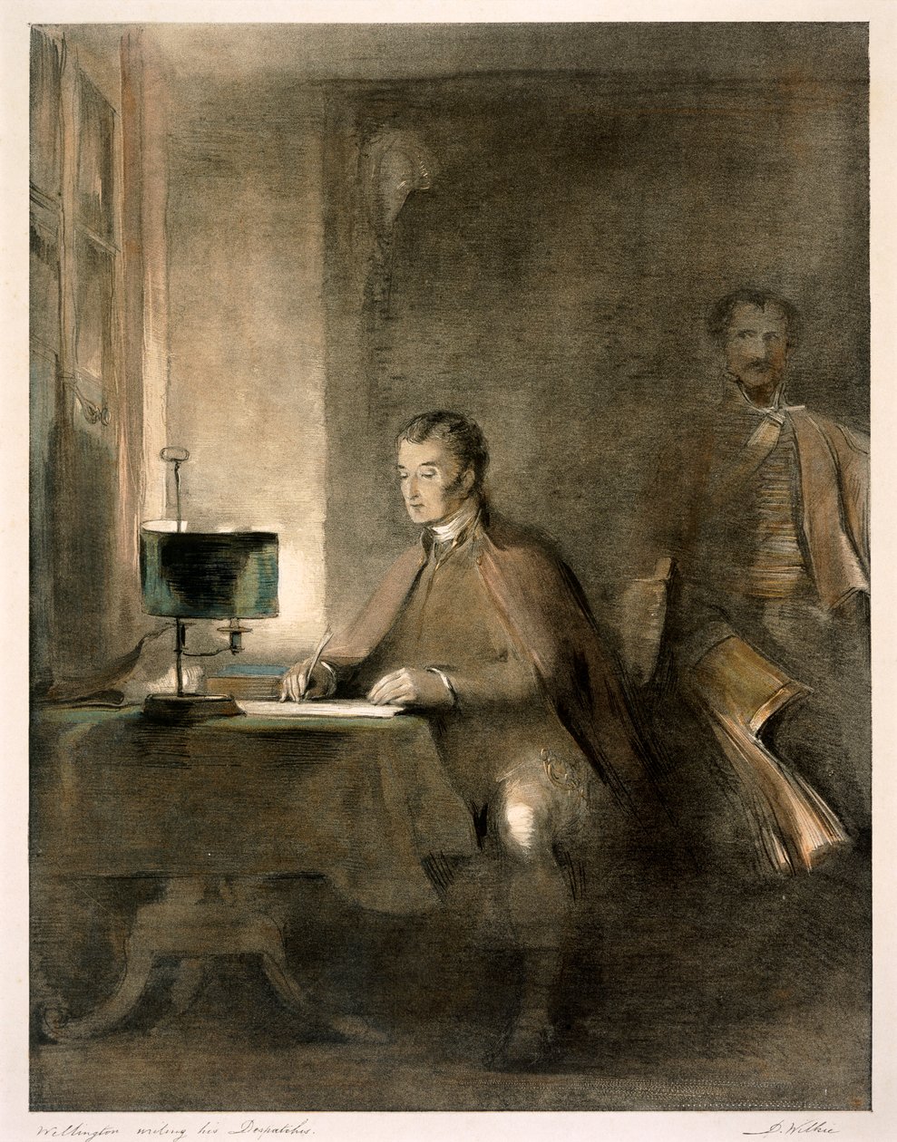 „Wellington pisze swoje depesze”, c1836 autorstwa David Wilkie