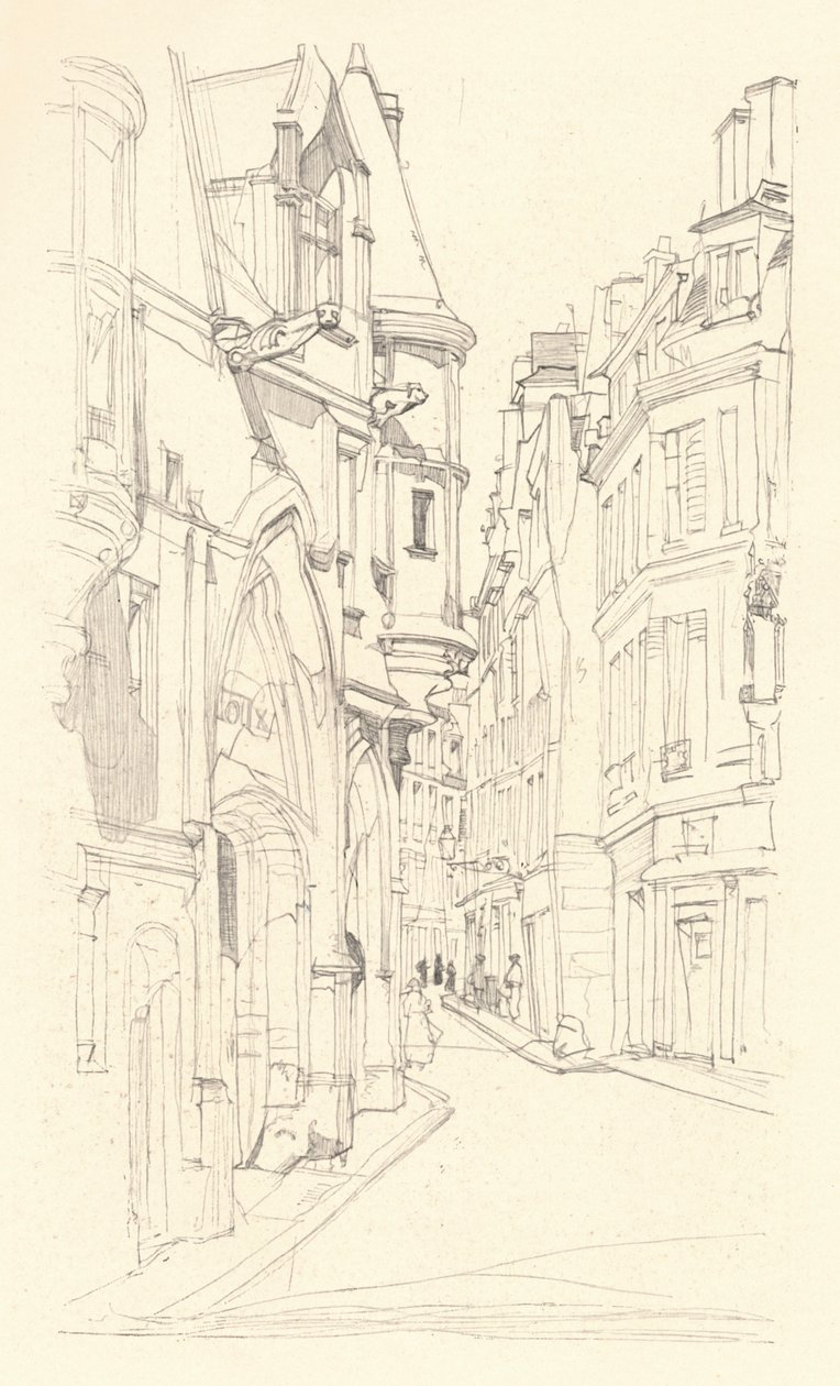 Hotel Sens, 1915 autorstwa David Young Cameron