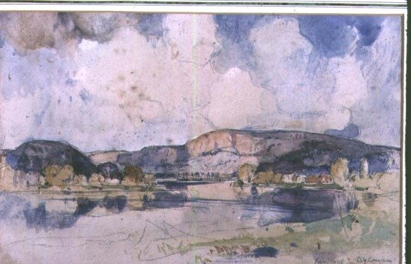 Kinfauns (wc na papierze) autorstwa David Young Cameron