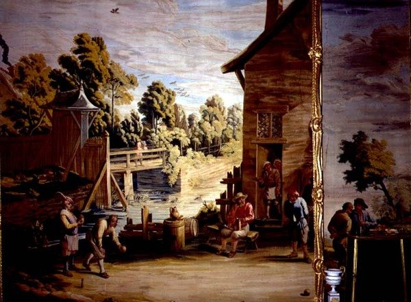 Gra w kręgle autorstwa David Teniers the Younger