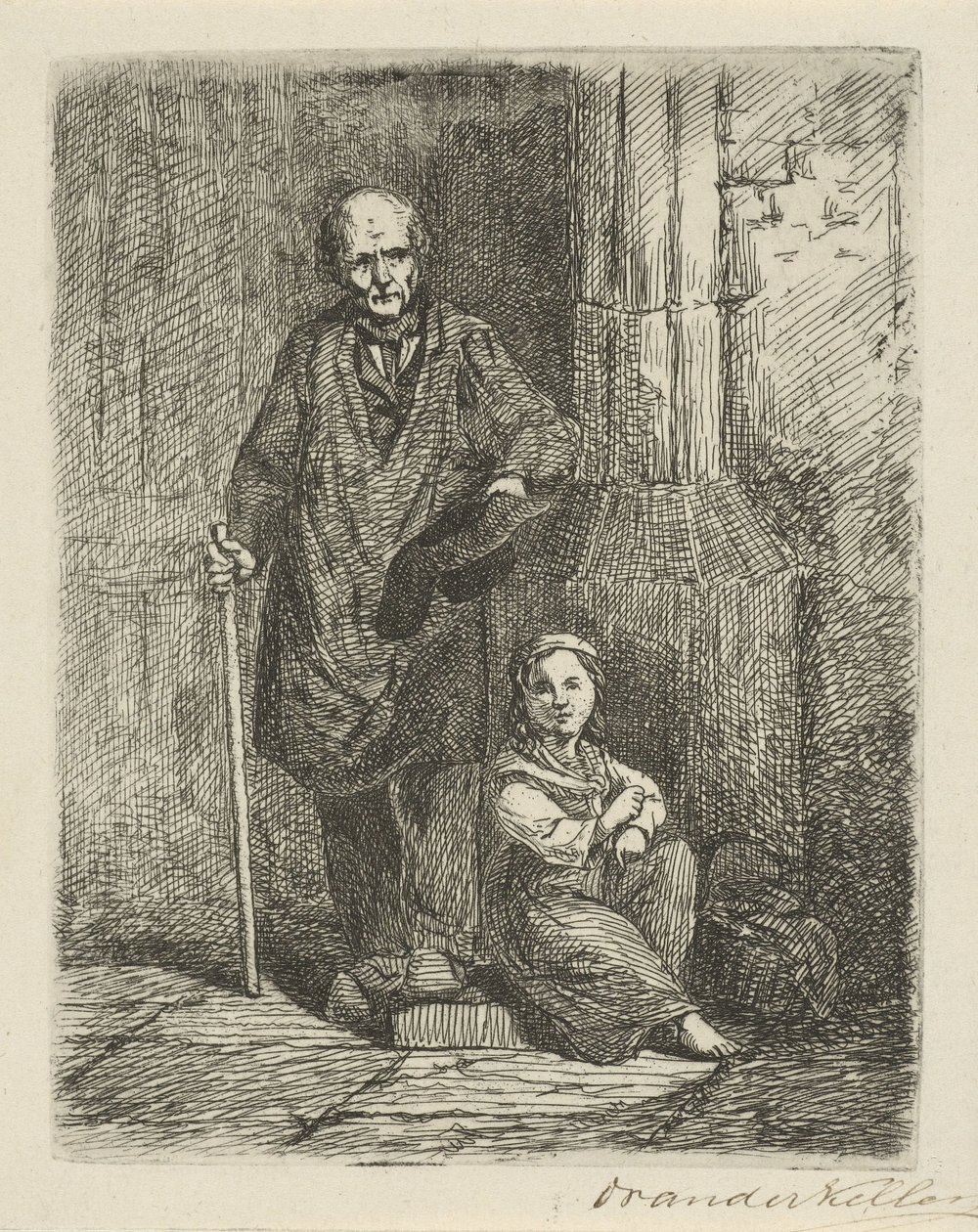 Żebrak autorstwa David van der Kellen