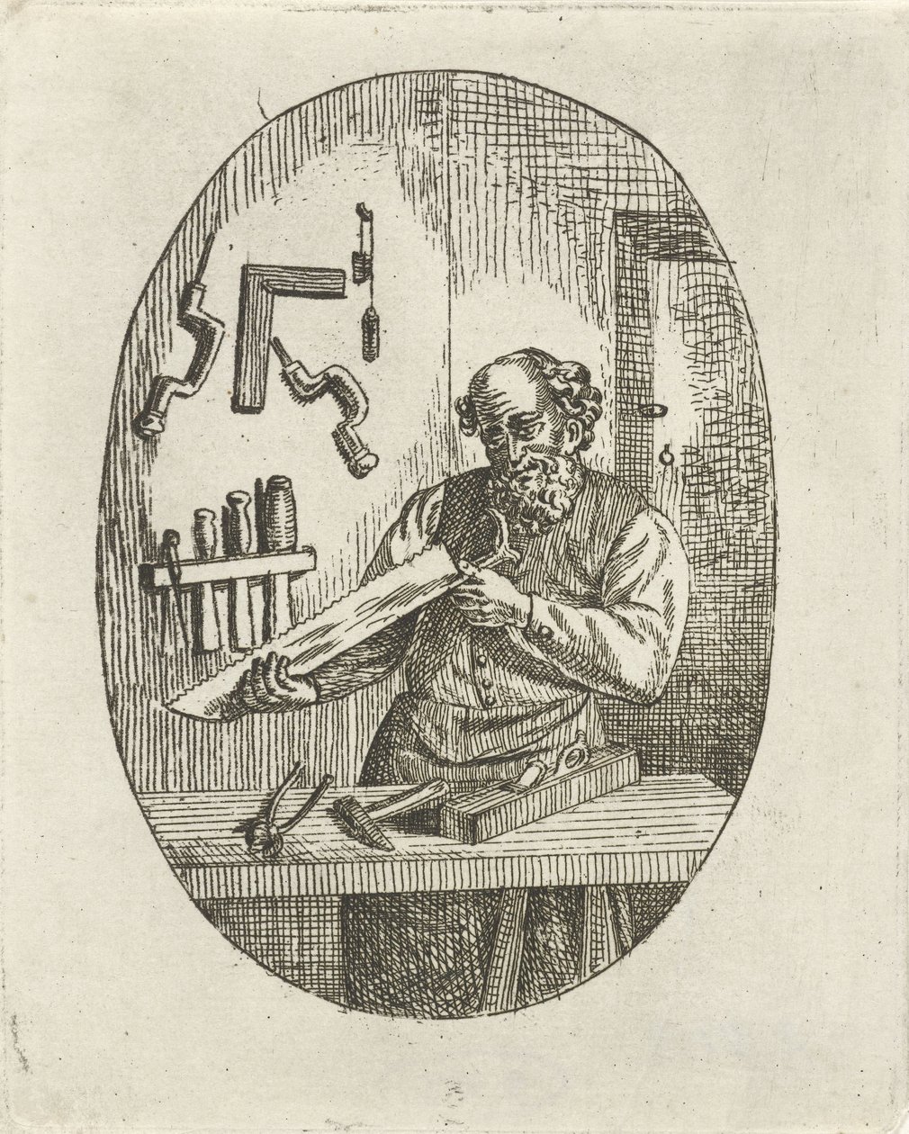 Timmerman autorstwa David van der Kellen