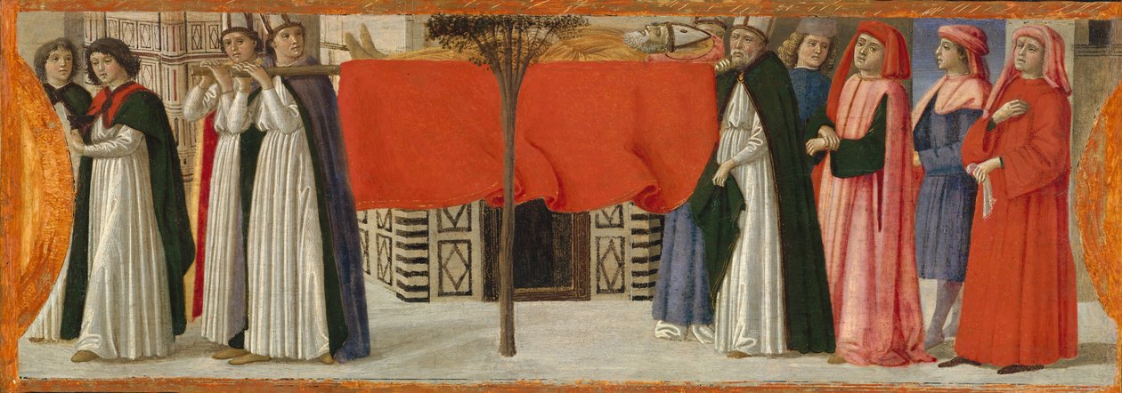 Pogrzeb św. Zenobiusza, ca. 1479. autorstwa Davide Ghirlandaio