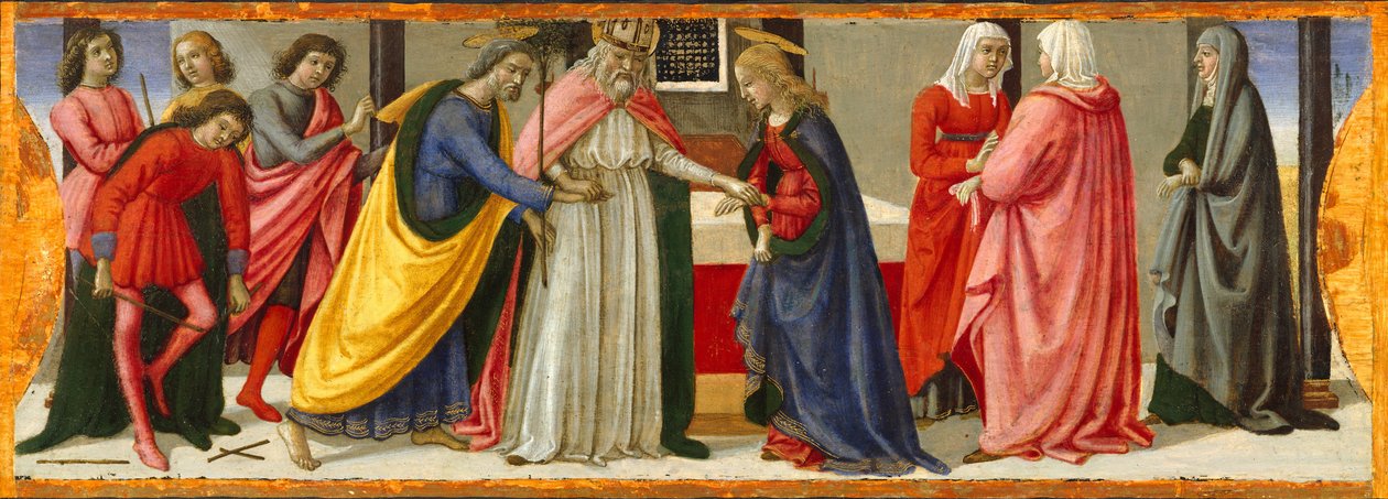 Wesele Dziewicy, ca. 1479. autorstwa Davide Ghirlandaio