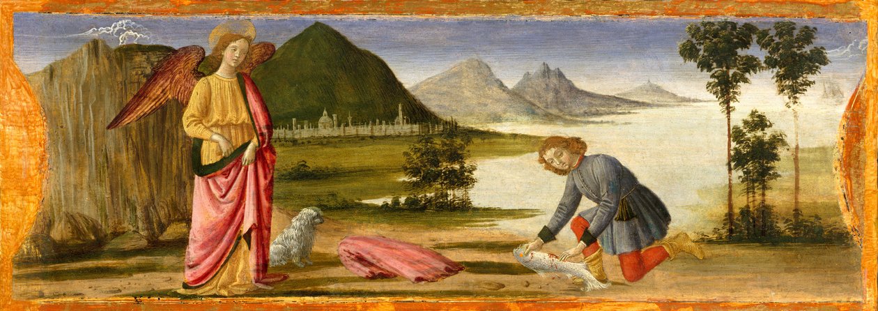 Tobiasz i Anioł, ca. 1479. autorstwa Davide Ghirlandaio