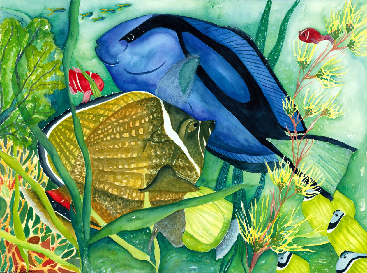 Blue Tang autorstwa Deborah Eve Alastra