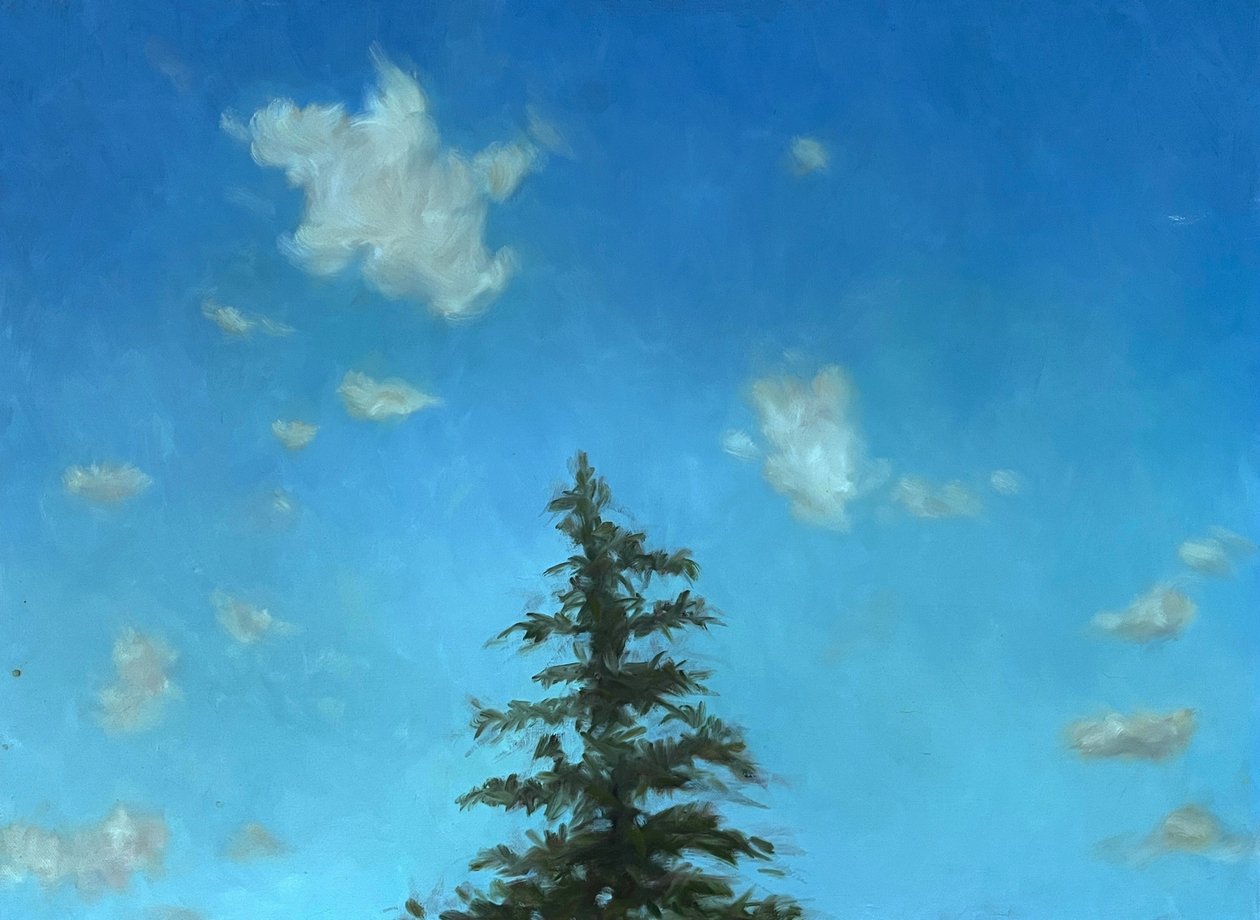 Lone Pine, 2002 (obraz) autorstwa Deborah Stevenson